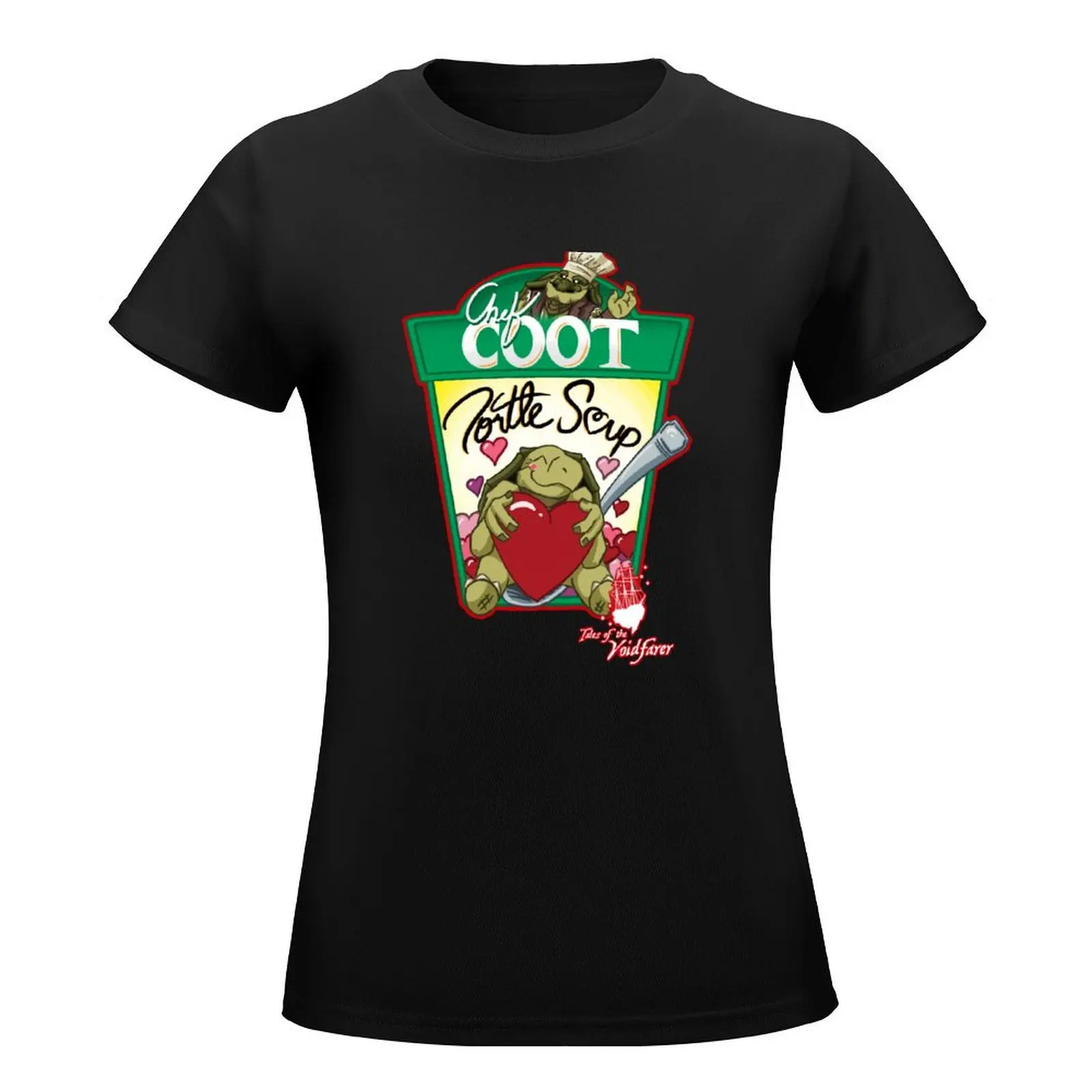 Tales of the Voidfarer - Chef Coot's Tortle Soup T-Shirt summer top sweat plain t shirts for Women