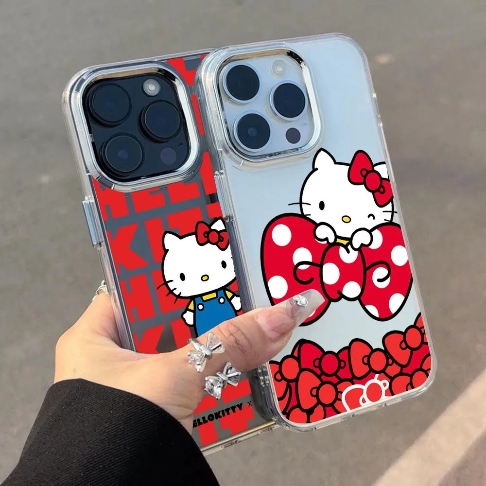 قضية الهاتف للأزياء مرحبا كيتي Yk2 سامسونج غالاكسي A73 A16 A06 A35 A55 A25 A15 A56 A54 A36 A34 A24 A26 A04 4G 5G غطاء ناعم