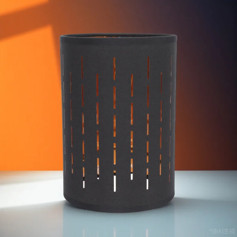 

Round Hollow Lampshade Cloth Modern Light Cover For Bedroom Table Lamp Dust-Proof Home Decor Accessory Soften Light