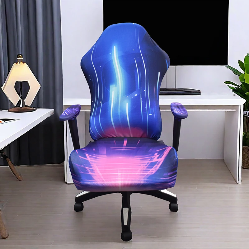 Gaming Chair Cover Elastic Internet Bar Computer Chair E-Sports Swivel Chairs Dust Protection Covers Office Armchair Slipcovers