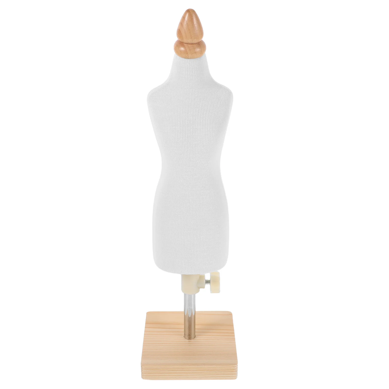 

Adjustable Dress Form Mannequin Female Child Half Body Sewing Practice Clothing Design Tool For Studio Wood