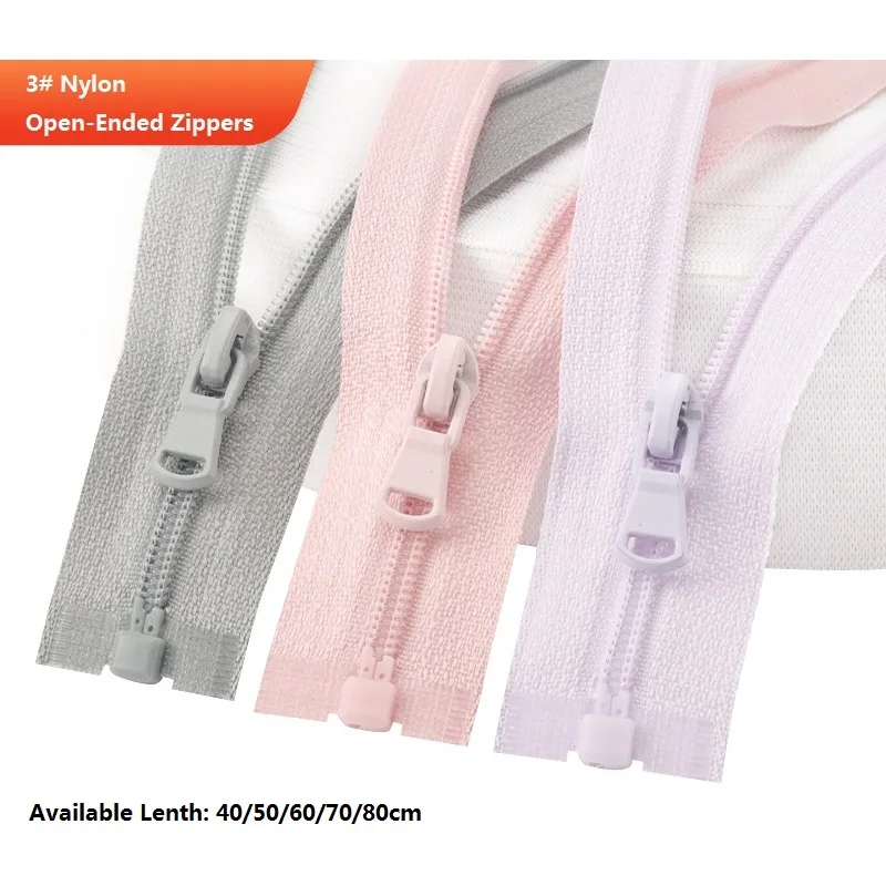 3 #   Farbenfrohe Wasserdichte Nylon-Reißverschlüsse mit Einseitiger Öffnung Ideal für Sportbekleidung Kinderkleidung Sonnenschutzjacken Glatt Langlebig Ohne Verhaken