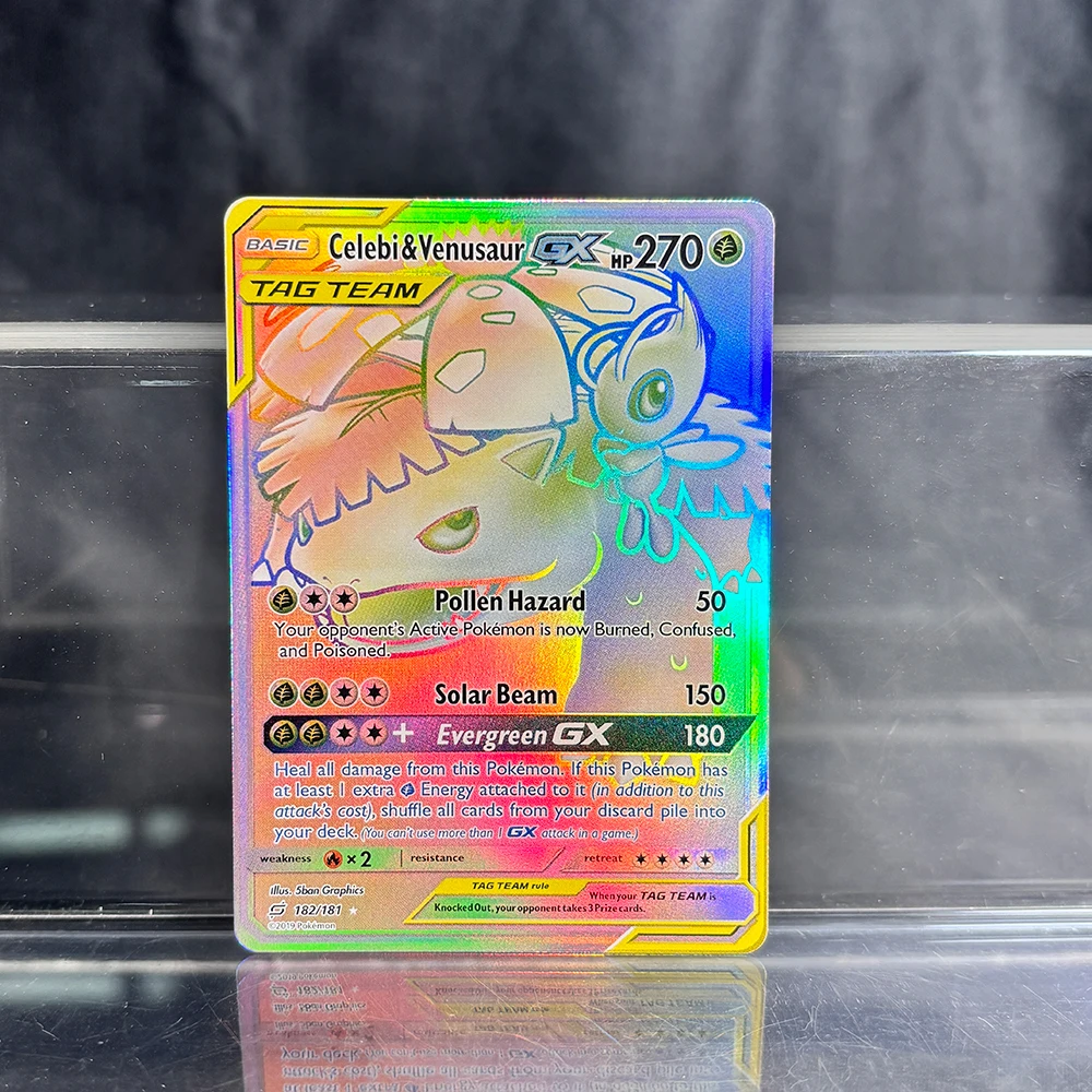 PKM Foil Cards Single Cards Gengar&Mimikyu Dana Magikarp Game Collection Cards PTCG Proxy Cards Series Team Up