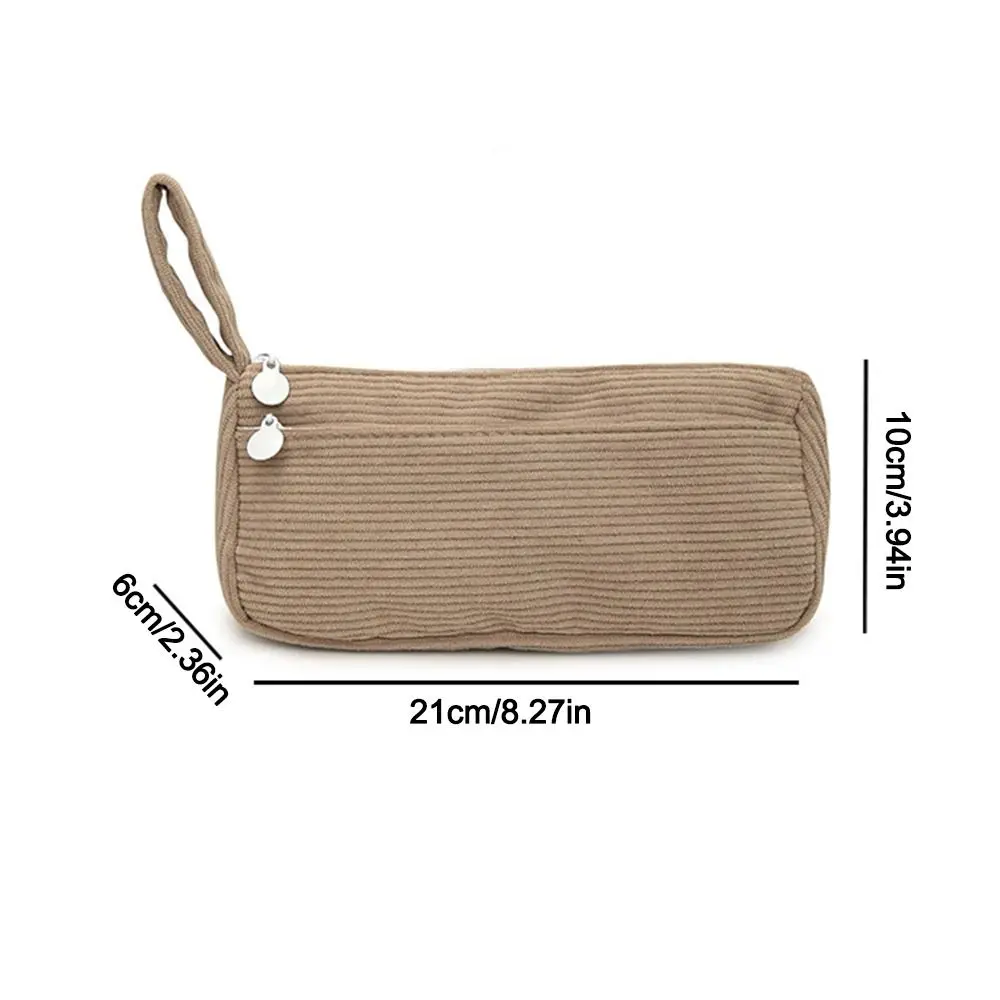 جديد سعة كبيرة سروال قصير حقيبة مستحضرات التجميل متعددة الوظائف عادي اللون حقيبة مستحضرات تجميل بسيطة حقيبة أدوات الزينة فتاة