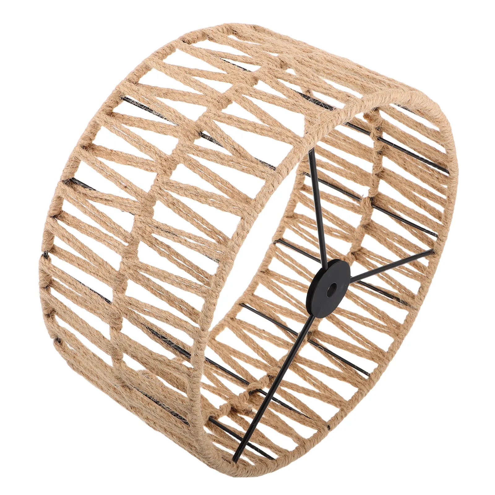 woven-rope-pendant-light-cover-vintage-iron-lampshade-for-dining-room-farmhouse-ceiling-fixture-japanese-style-boho-decor