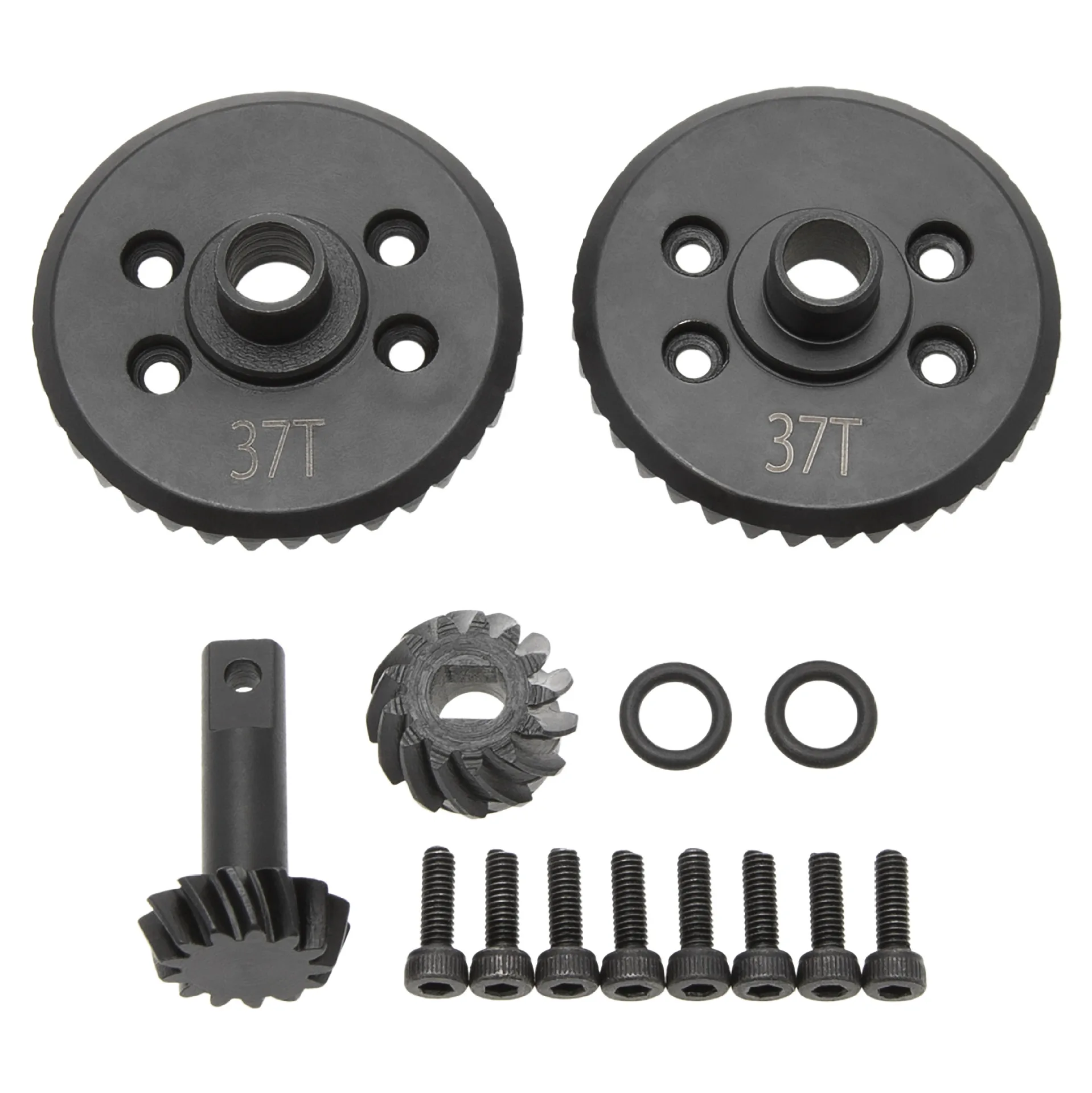 Steel Differential Ring Gear Output Gears Set 13T 37T 6882 5379 for Traxxas Slash 4x4 Stampede Rustler Hoss HQ727 Upgrade Parts