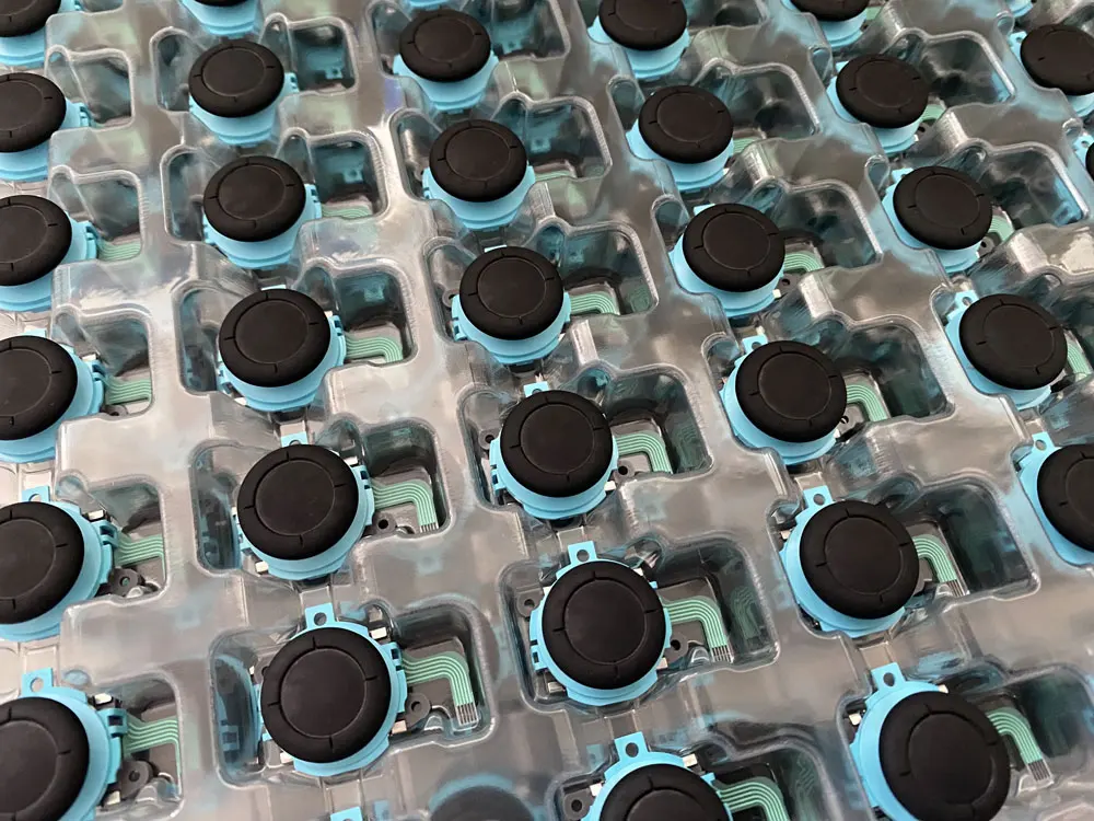 Replacement Blue Orange Thumbstick For Switch 2 Joycons for NS2 3D Analog Joystick Original Left And Right Button