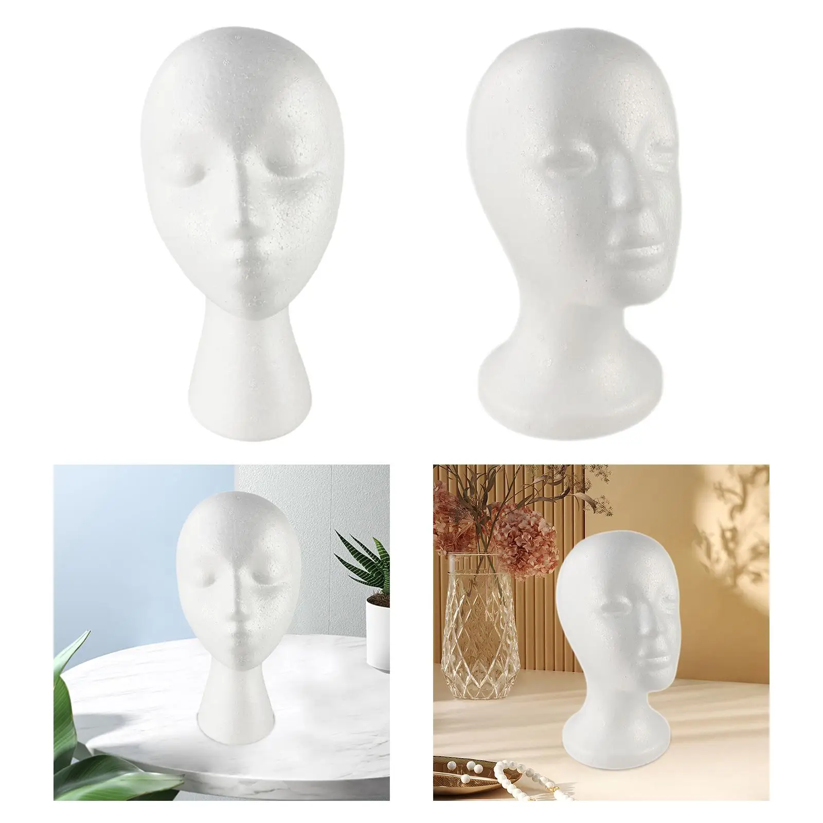 

Mannequin Head Mannequin Head Hairpiece Holder Glasses Hat Display for Hats Barber Shop