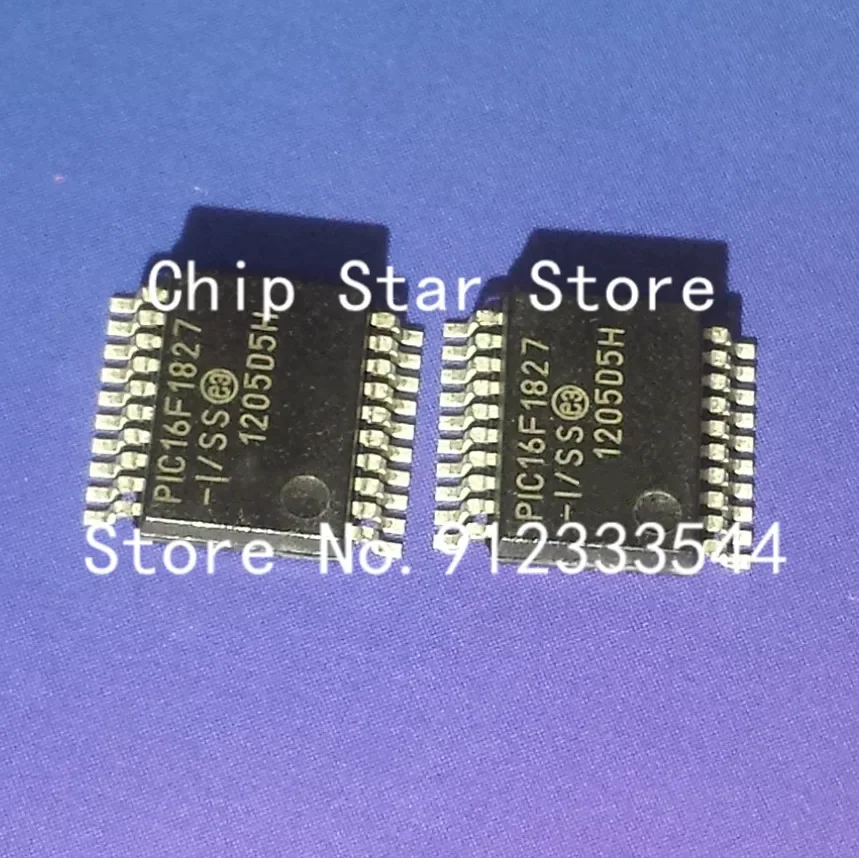5-100pcs  PIC16F1827-I/SS PIC16F1827 SSOP20 8 Bit MCU Flash PIC16 Family PIC16F18XX Series Microcontrollers 100%New And Original