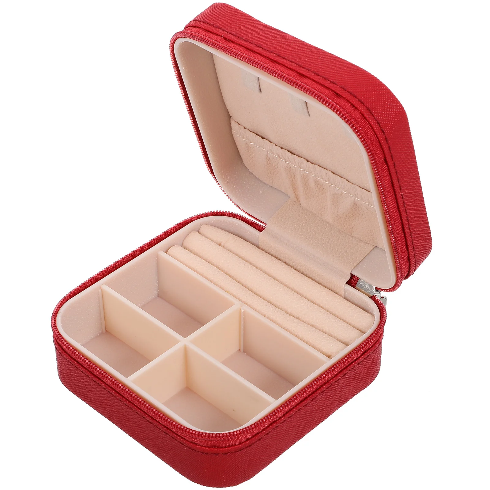 Compact Jewelry Box Organizer for Home Travel Use Safe Materials Protects Accessories Jewelry Box Organizer
