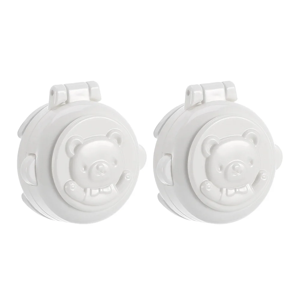 

2pcs Button Safety Lock Baby Proof Cover For Washing Machine Car Computer Child Resistant Push Button Protection Washer Stove