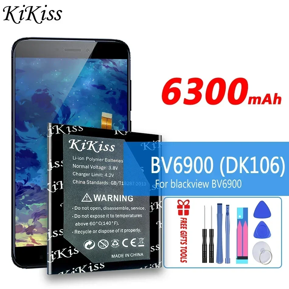 

Аккумуляторная батарея 6300 мАч KiKiss BV6900 (DK106) для blackview BV6900