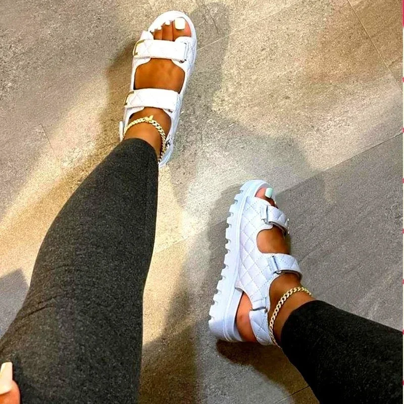 Summer Platform Women Sandals Black 2022 Casual Outdoor Fashion Comfortable Causal Ladies Sandals High Quality Beach Shoes