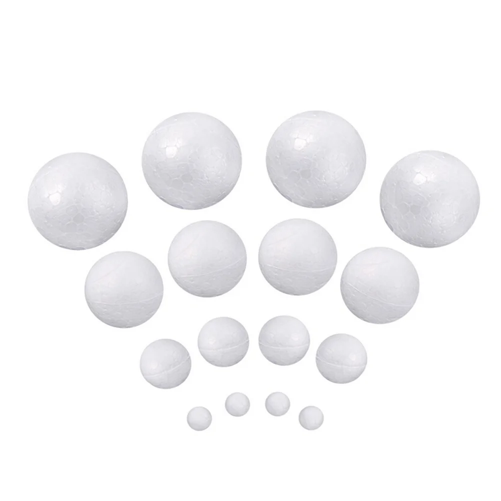 

6cm Polystyrene Balls DIY Craft Party Decorations High Density Smooth Surface Kids Kindergarten Hand Crafts Balls