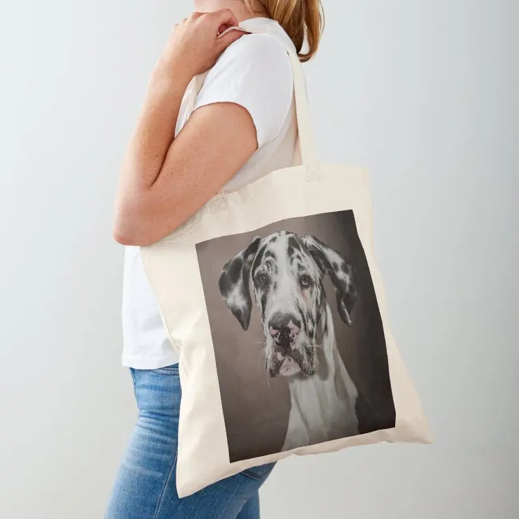 

Great Dane puppy Tote Bag bag for beach shopping bags foldable Canvas bag tote screen