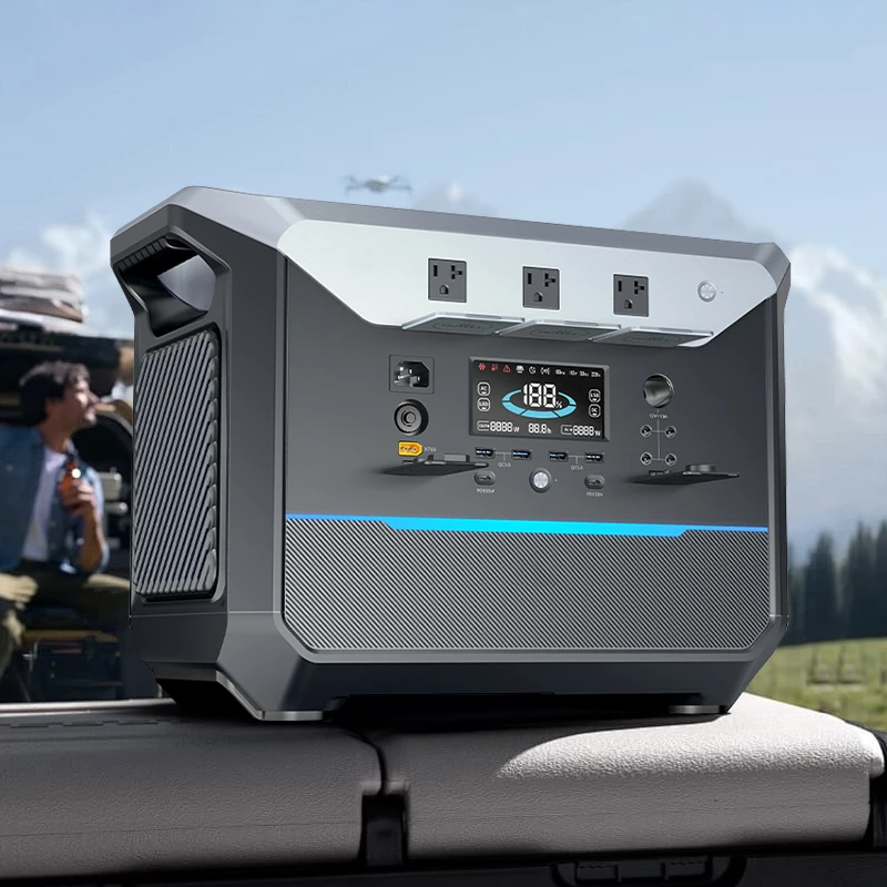 Multifunctional Portable Solar Power Station 110v/220v Outdoor Camping Portable Power Supply