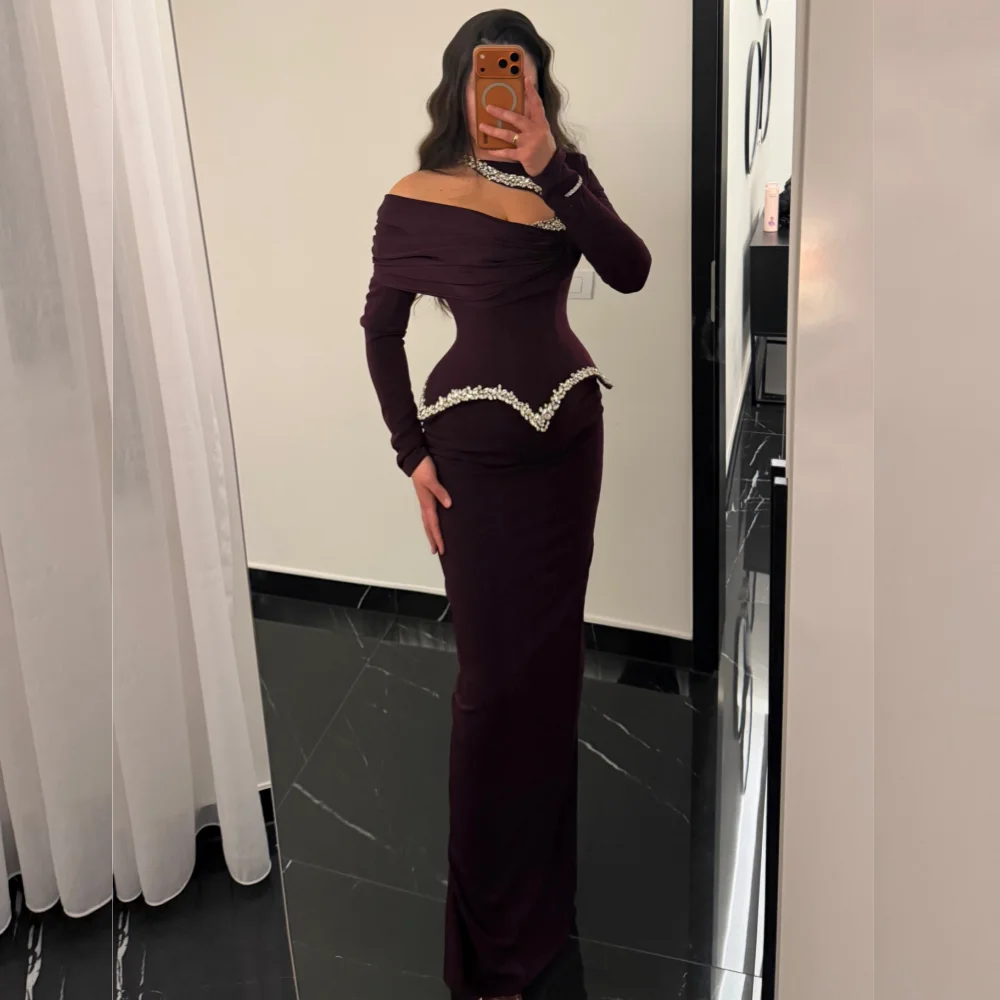 

Индивидуальный пошив: Элегантное вечернее платье с стразами, прямое длинное платье, на заказ, для особых случаев, блестящее, для вечеринок