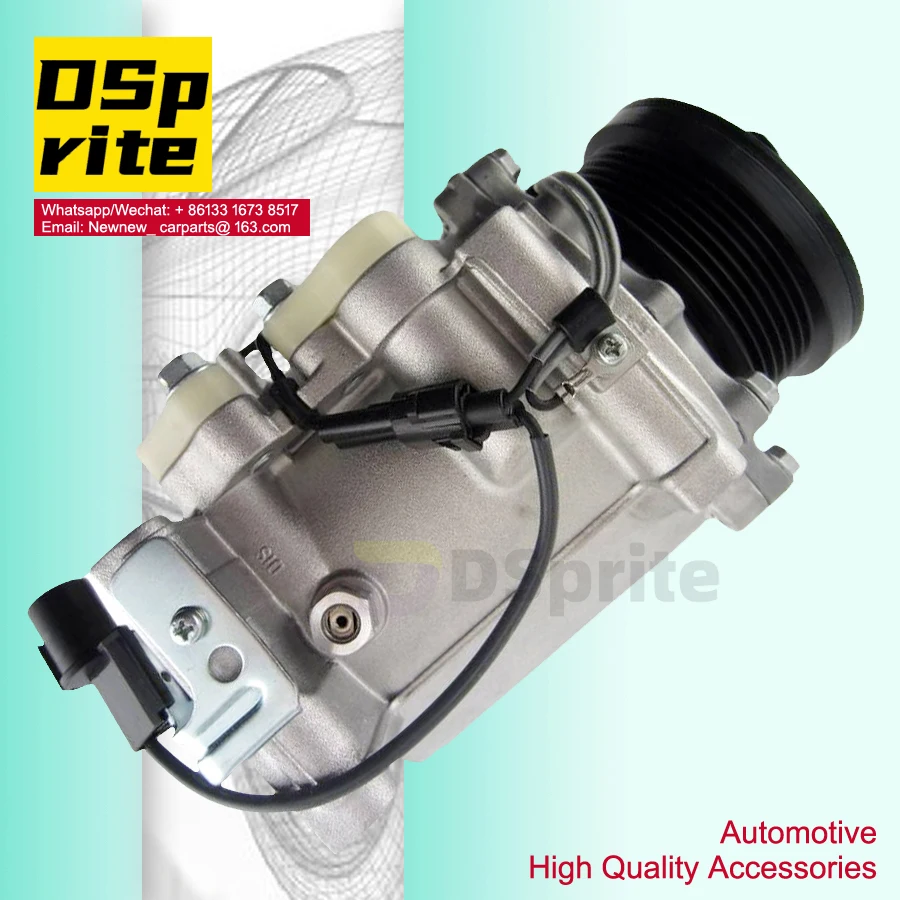 AC Compressor MSC105CA for Mitsubishi Lancer Outlander L4 2.4L 2004 2005 2006 7813A325 MN185233 MR513358 AKC200A560C MN151571