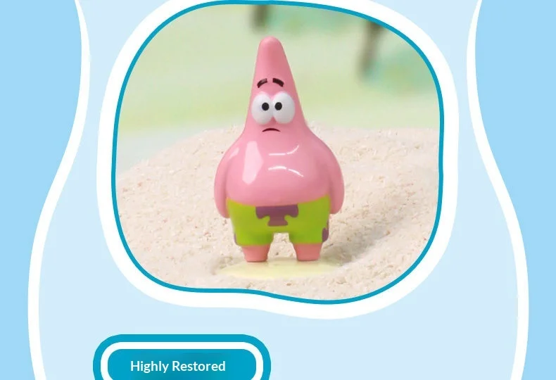 Original SpongeBob Life Is A Drama Blind Box Kawaii Mini Passerby Fish Melting Beans Figuren Desktop-Ornamente Sammlerstücke Spielzeug – Detail 12