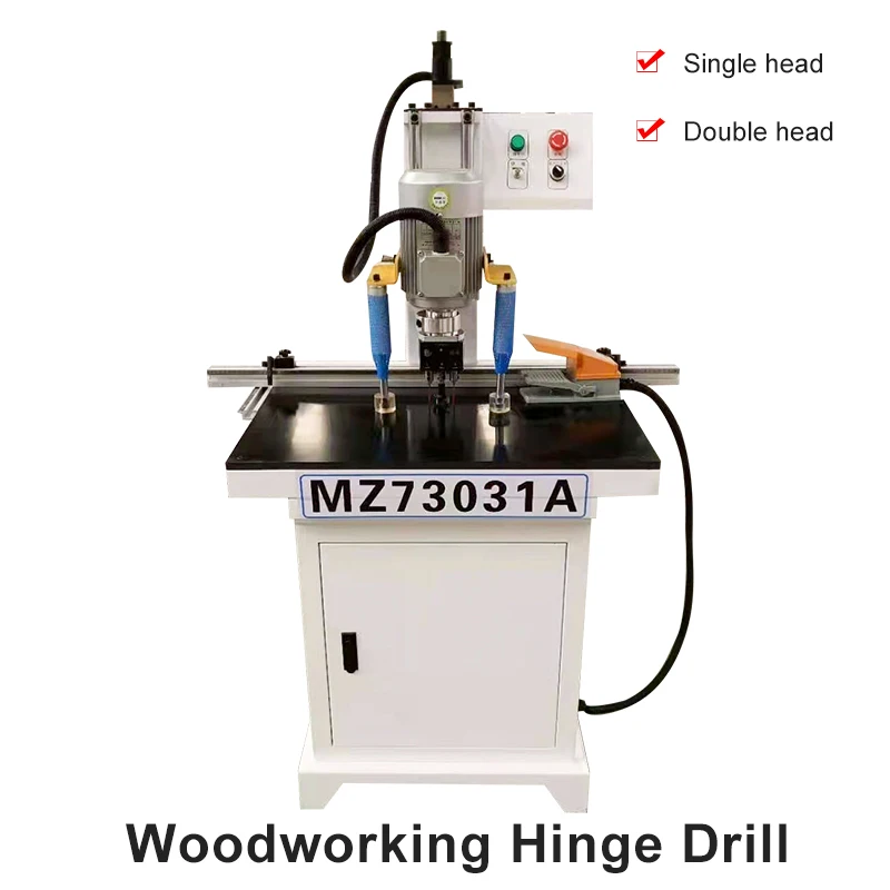 Double Head Hinge Drilling Machine Wood Drilling Machine Is Widely Used In Cabinet Door Hinge Hole Drilling Wood Punching