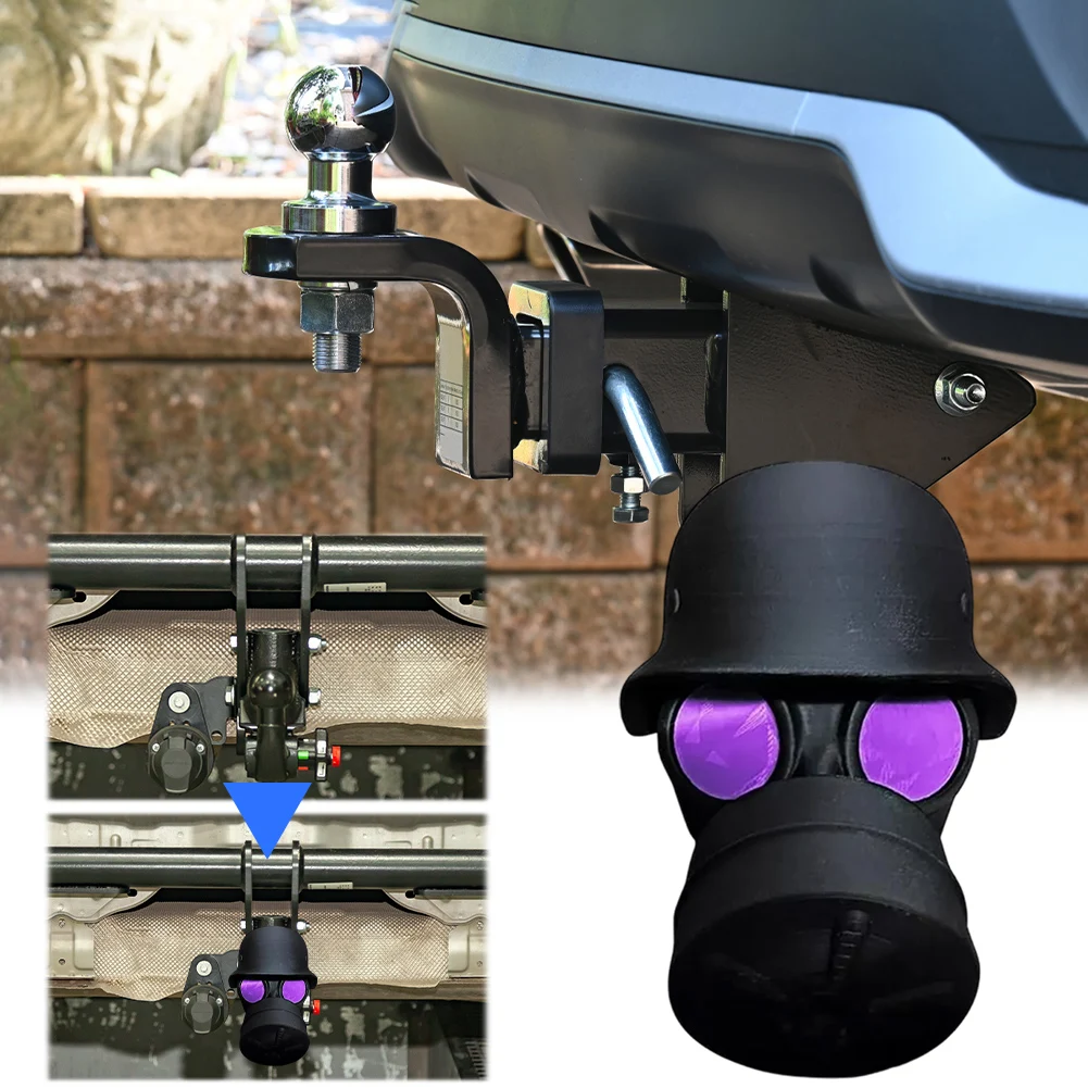 غطاء وصلة المقطورة، قناع وصلة المقطورة، خوذة وقناع الغاز، تصميم غطاء قابس غبار السيارة، خطاف يمنع أنبوب الاستقبال من الصدأ