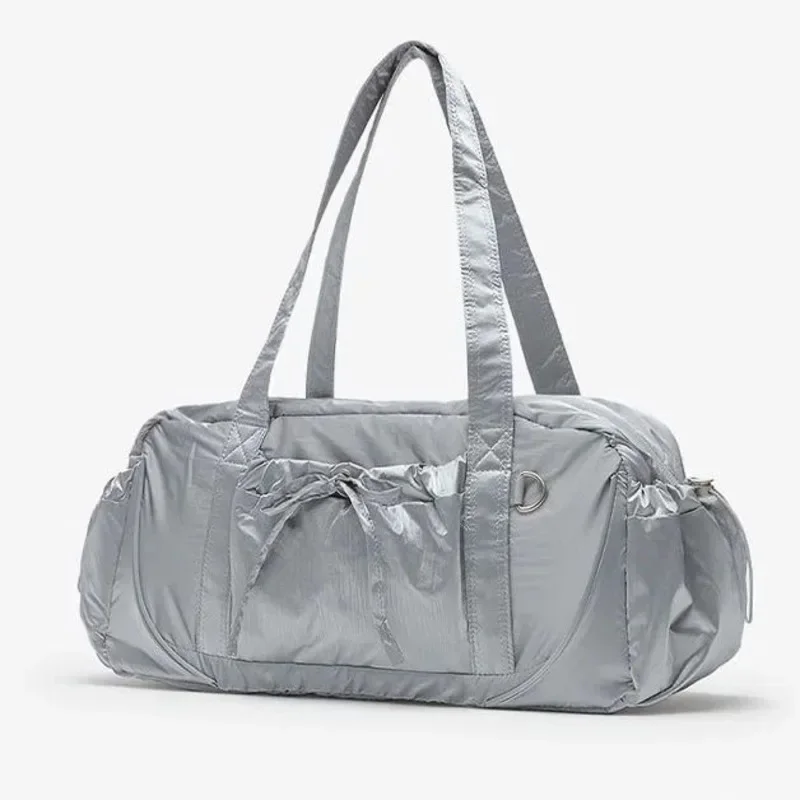 

Bow Y2K Korean Women's Handbag Luxury Star IULZE Limited Edition Fitness Quick Drying Nylon High Capacity Lightweight Bag New