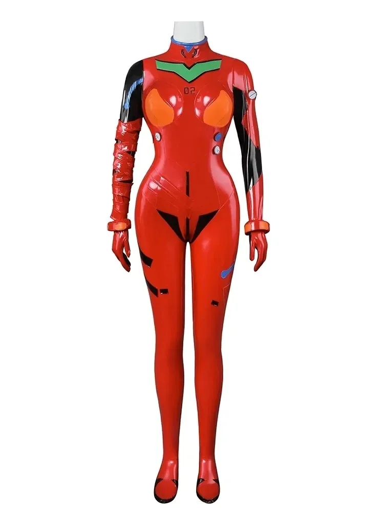 Asuka Langley Soryu Cosplay Costumes Uniform Game EVA Role Play Halloween Carnival Party Outfit For Women Girls