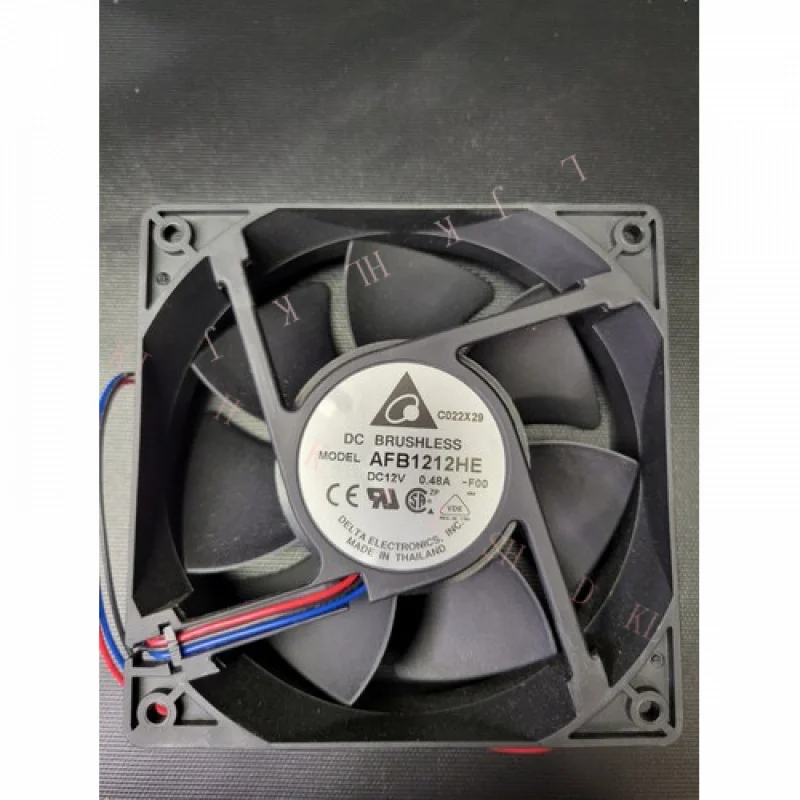 N   FAN FOR DC BRUSHLESS AFB1212HE DC12V 0.48A 3-WIRE 120x38mm New Open Box