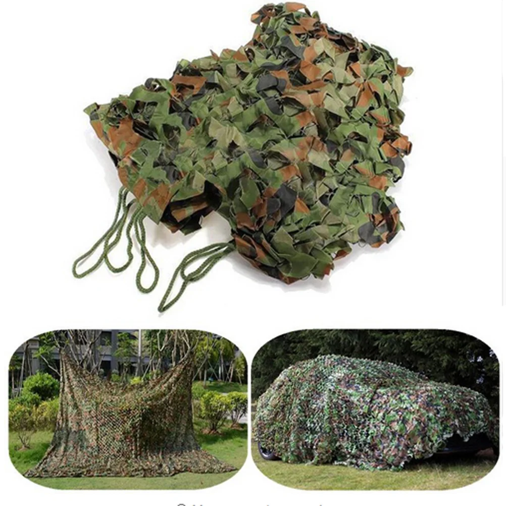 

1.5M Camouflage Netting Lightweight 3D Leaf Design For Military Hunting Decoration Camouflage Netting