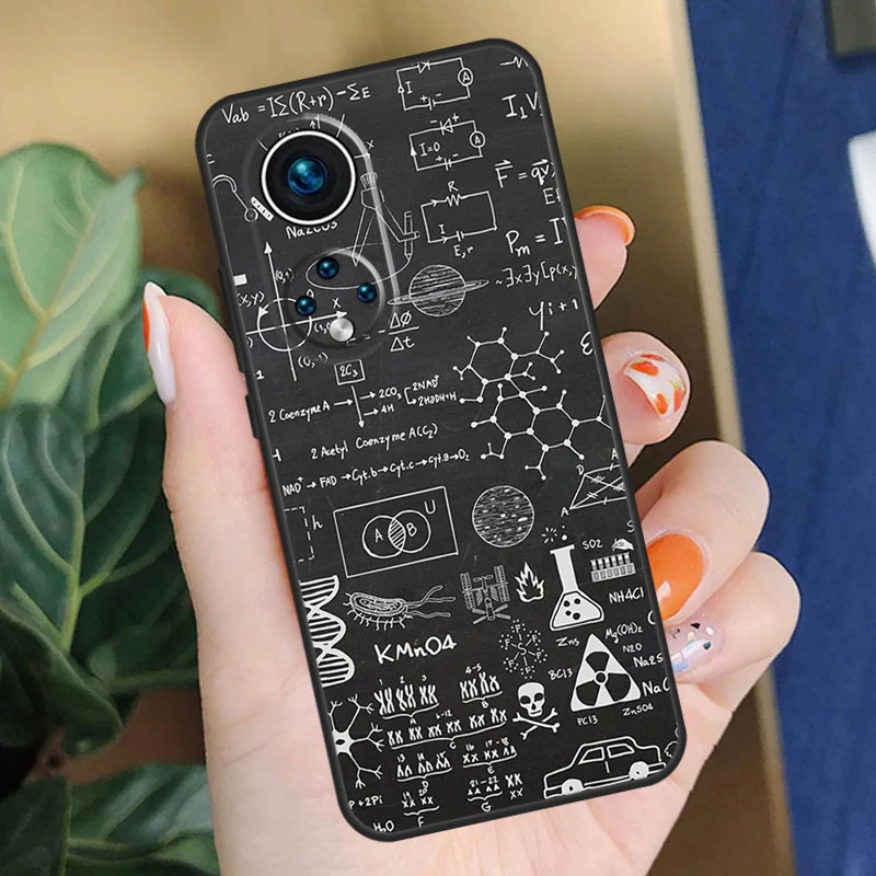 غطاء صيغ فيزياء الرياضيات العلوم لهاتف Honor 200 Pro 90 70 50 X9a X8a X9 X8 X8b X9c X9b Honor Magic 7 Pro 5 6 Lite