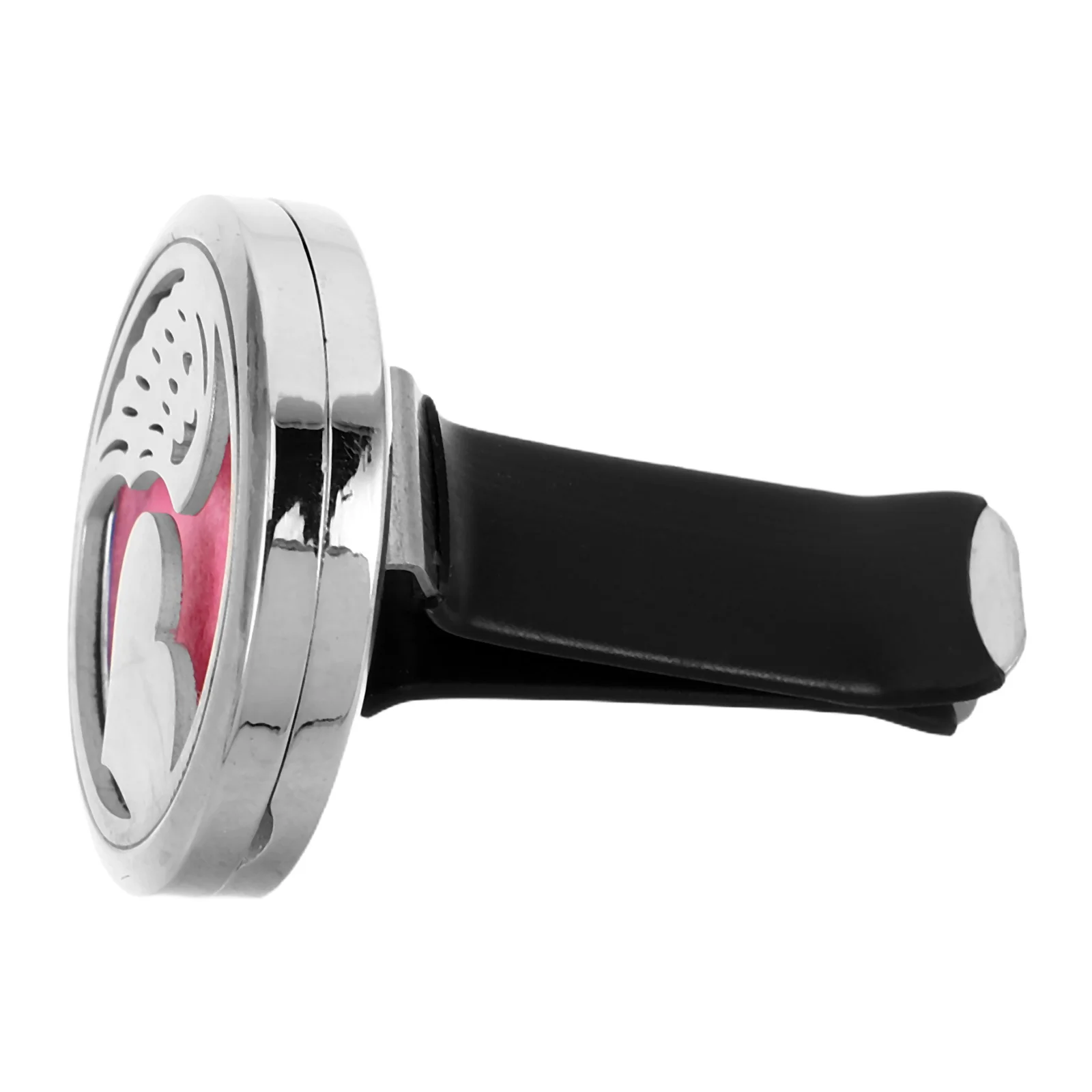 

1 set 1 Set Stainless Steel Air Freshener Vent Clip Essential Oil Diffuser For With Cotton Pads Reusable Fillable Aromatherapy