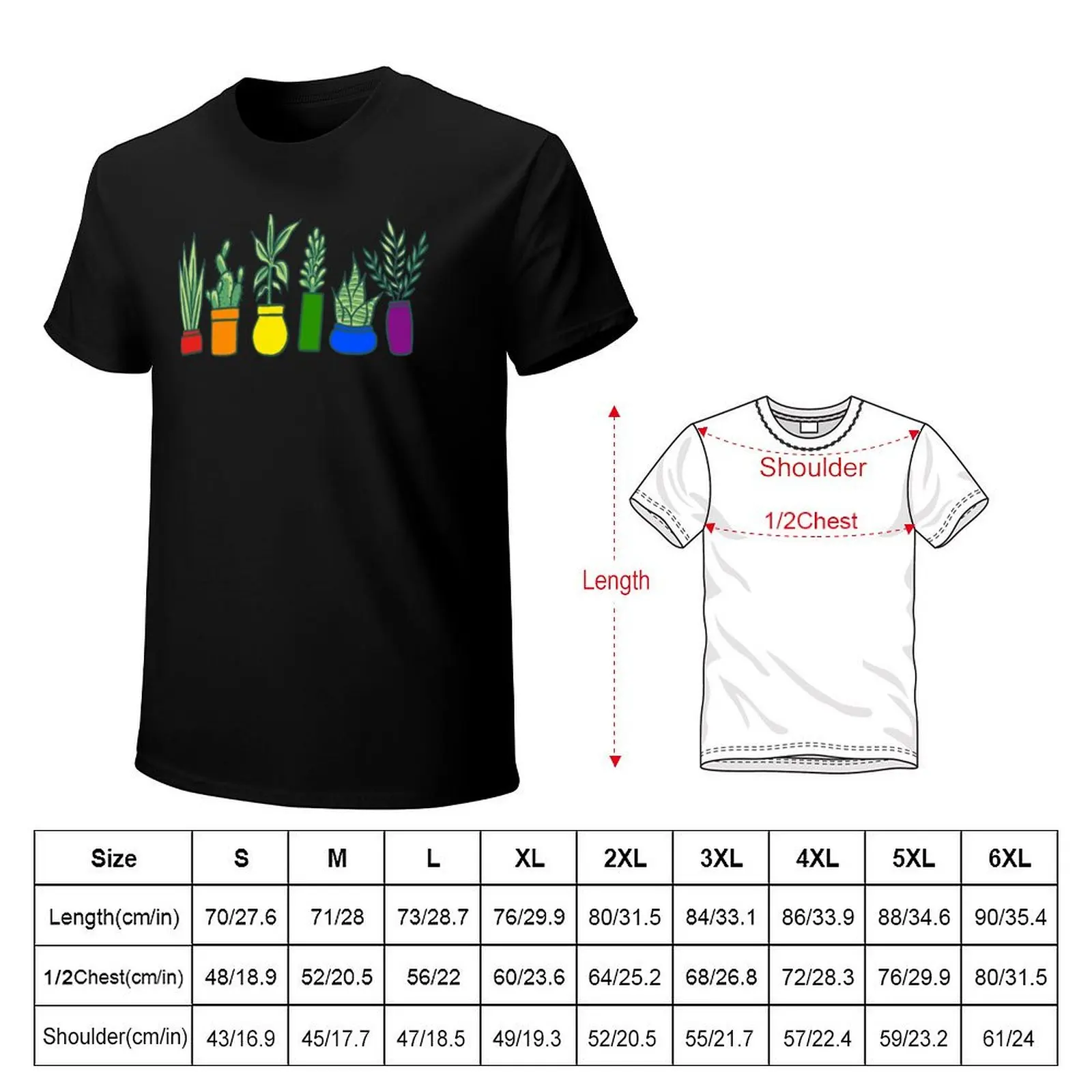 Gay Gardener I - Pride Flag Colors T-Shirt Work Style Casual T-Shirt