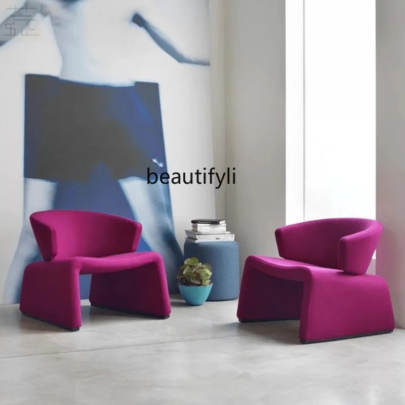 Nordic Modern Butterfly Chair Hotel Hall Reception Light Luxury Leisure Chair Art Armchair