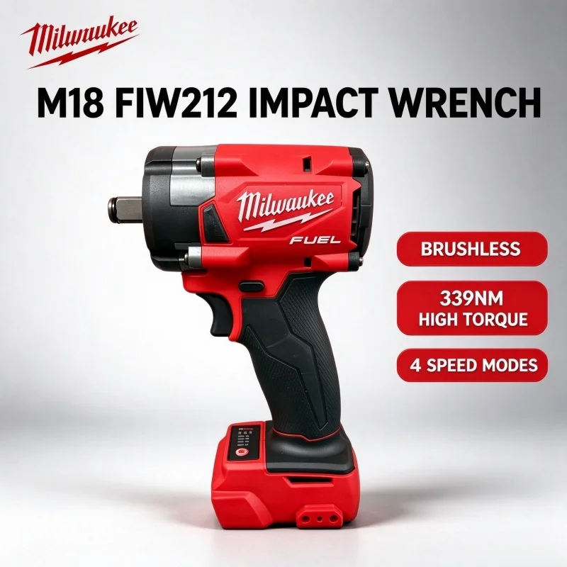 Milwaukee FIW212 M18 Fuel Compact Impact Wrench 1/2 