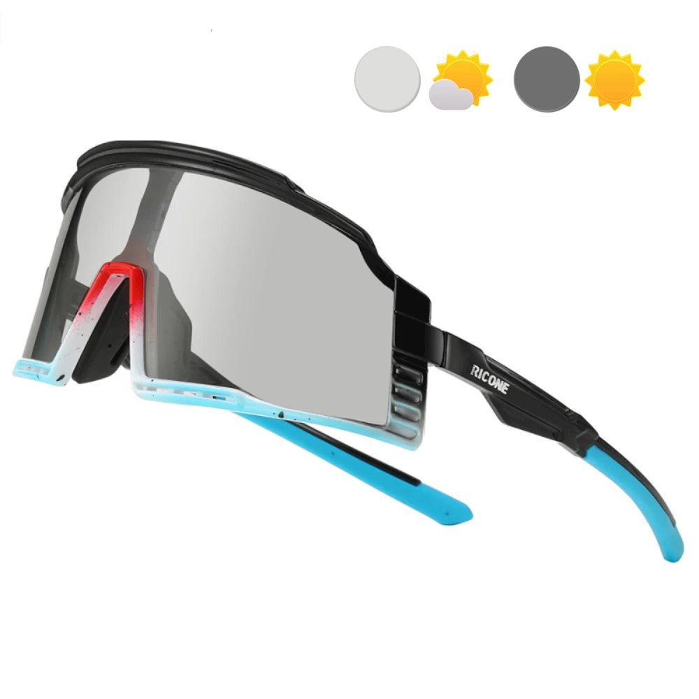 Photochromic and Polarized Cycling Sunglasses Outdoor for Men Women Sports Eyewear Bicycle Hiking Glasses Fishing Goggles UV400