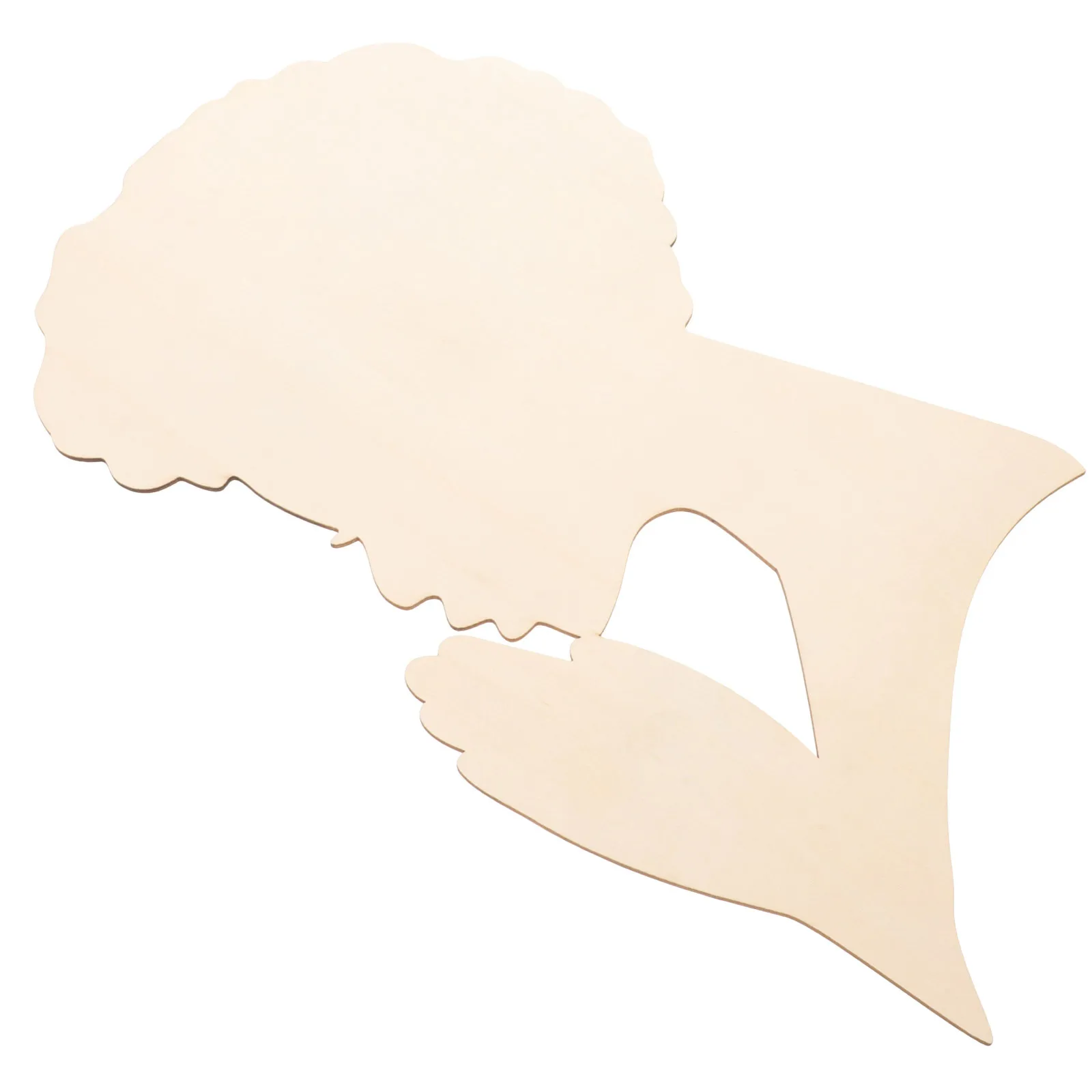 

Wooden African Girl Cutout Unfinished Wood Slices For Diy Painting, Craft Supplies, Home Wedding Party Decor, Wood Craft
