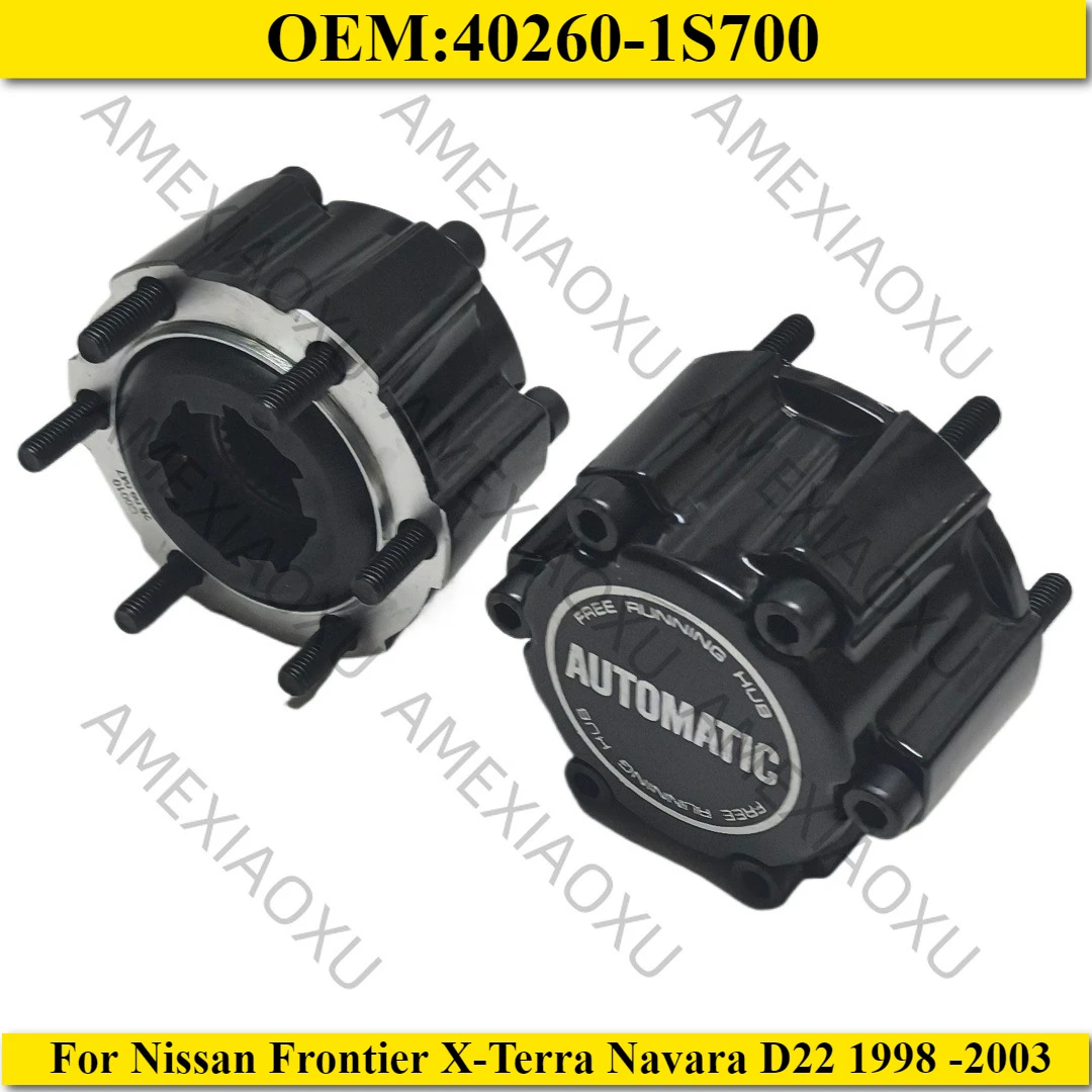2 x 40260-1S700 Free Running Wheel Hub Lock 28 Spline For Nissan Frontier X-Terra Navara D22 1998 -2003 AMEXIAOXU