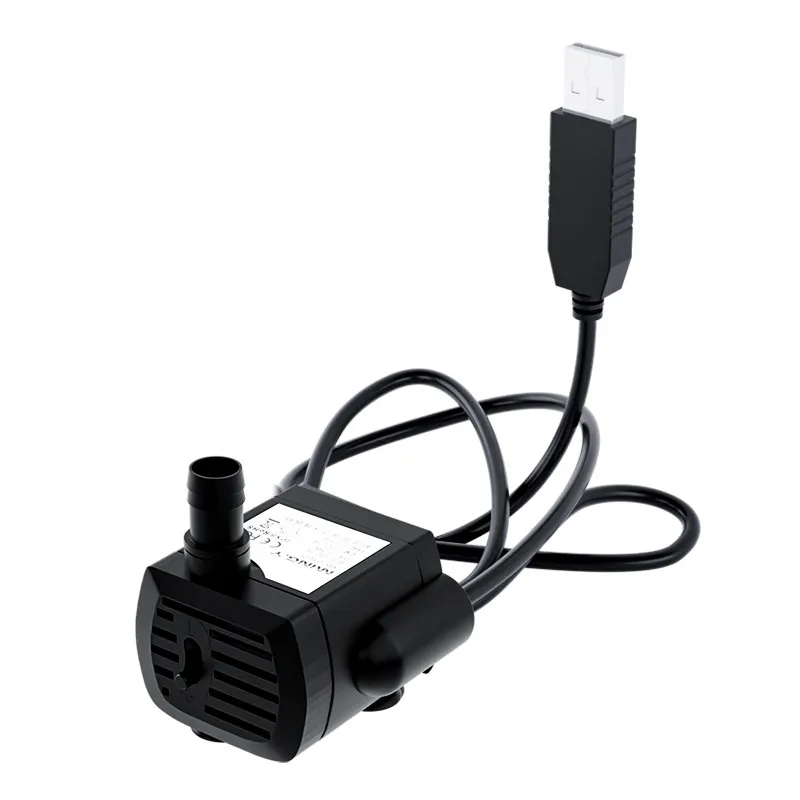 Water supply pipe 5V submersible pump ultra-quiet USB fish tank handicraft pump mini small micro solar energy