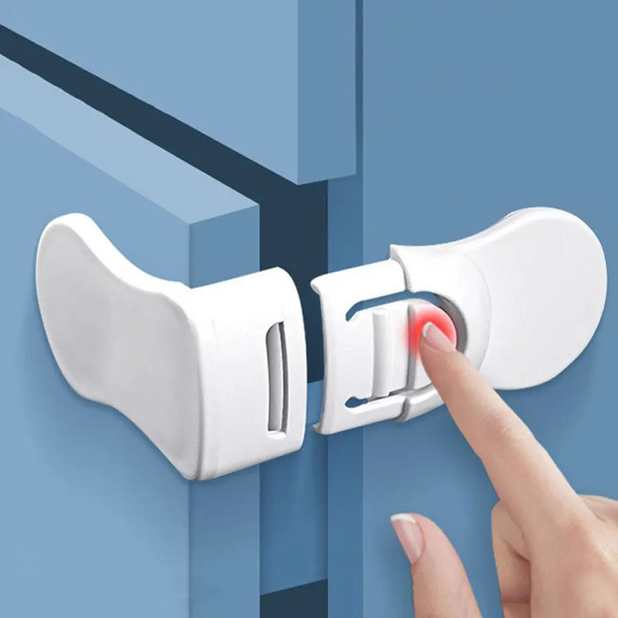 

Right Angle Drawer Lock Child Safety Lock Cabinet Lock Baby Anti Pinch Cabinet Lock Corner Protection Lock