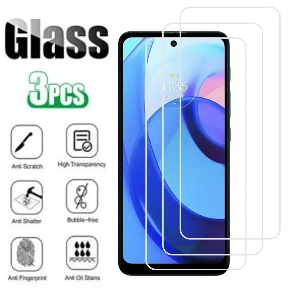 3Pcs Tempered Glass For Motorola Moto G10 G30 G50 G9 Plus Play Moto One Vision Action Hyper E7 Plus E 2020 Screen Protector