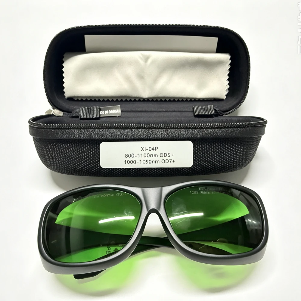 XI-04P 1064nm OD7+ Infrared Laser Safety Goggles, Alexandrite, Diodes, ND:YAG Laser Protection According CE EN207