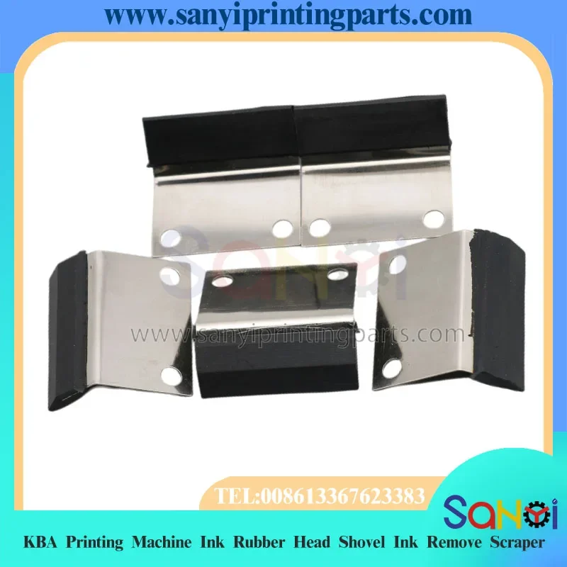5 PCS KBA 105 Máquina de Impressão Tinta Cabeça de Borracha Pá Tinta Remover Peças Raspador