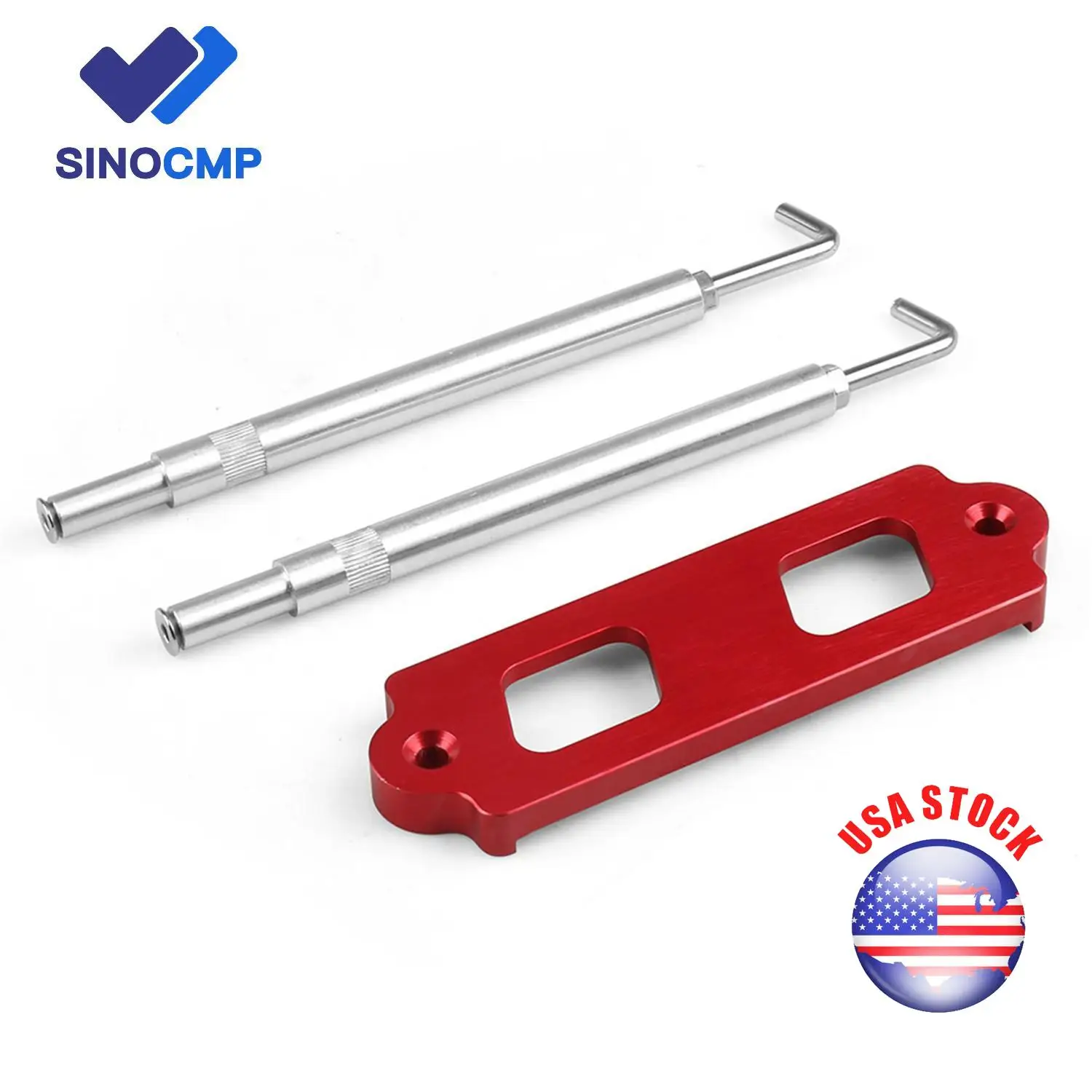 

SINOCMP автомобильный аккумулятор, комплект для крепления кронштейна с лотком из нержавеющей стали, J-крюк для Civic CRX Acura S2000 Integra RSX 1988-2008 годов