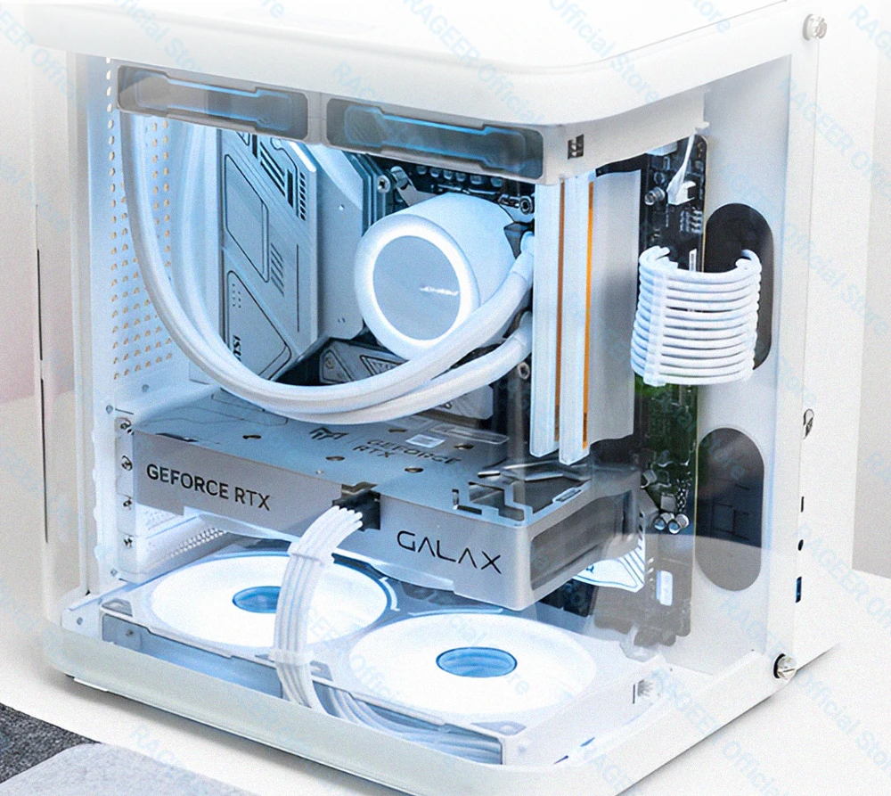 RAGEER Netzteil-Verlängerungskabel-Set, Motherboard, ATX, 24-polig, GPU, PCI-E, 6 + 2-polig, 8-polig, CPU, EPS, 4 + 4-polig, 18 AWG, Netzkabel mit Kämmen – Detail 9