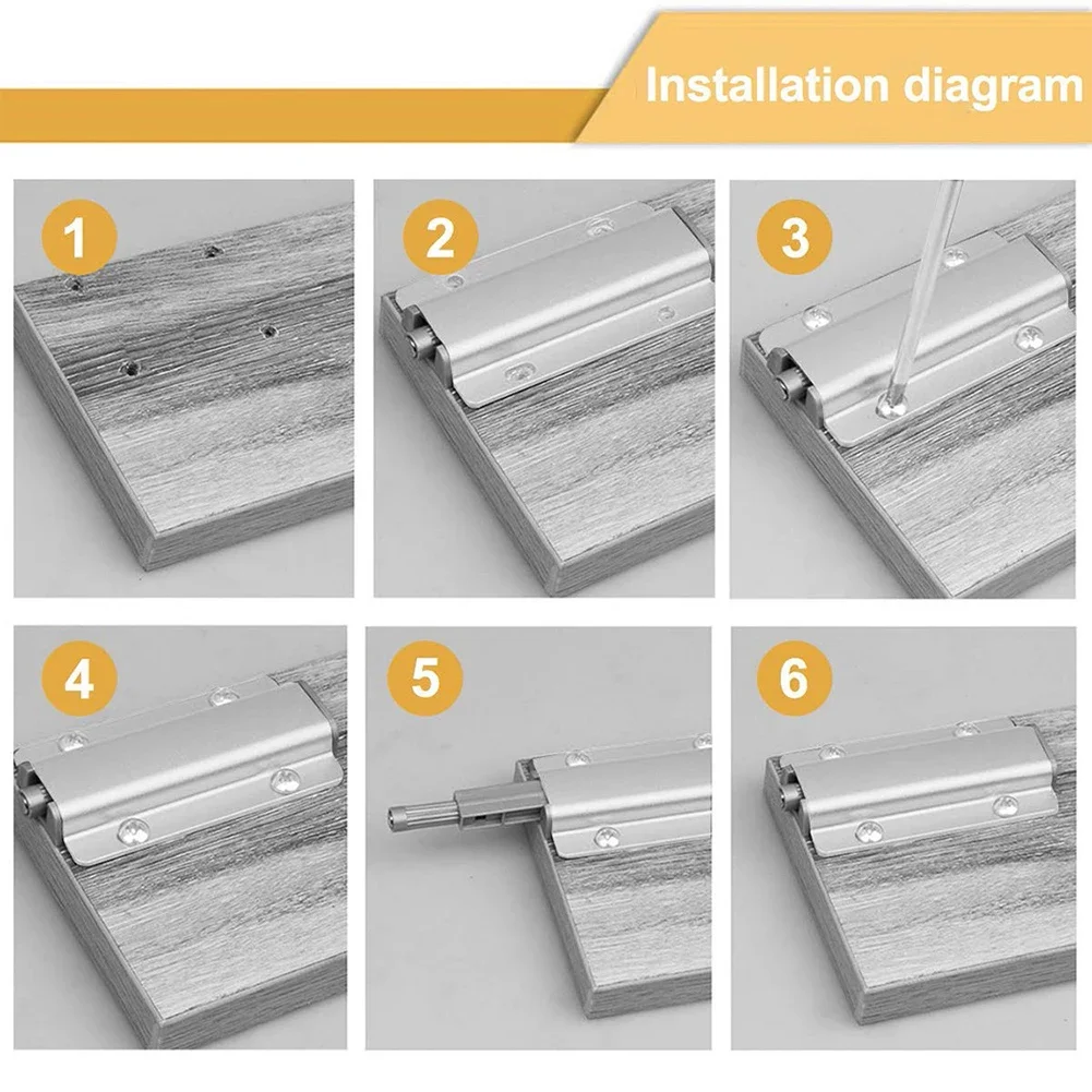 2pcs Push To Open System Damper Buffer For Cabinet Door Cupboard Catch For Home Kitchen Furniture Hardware Home Accessories image 5