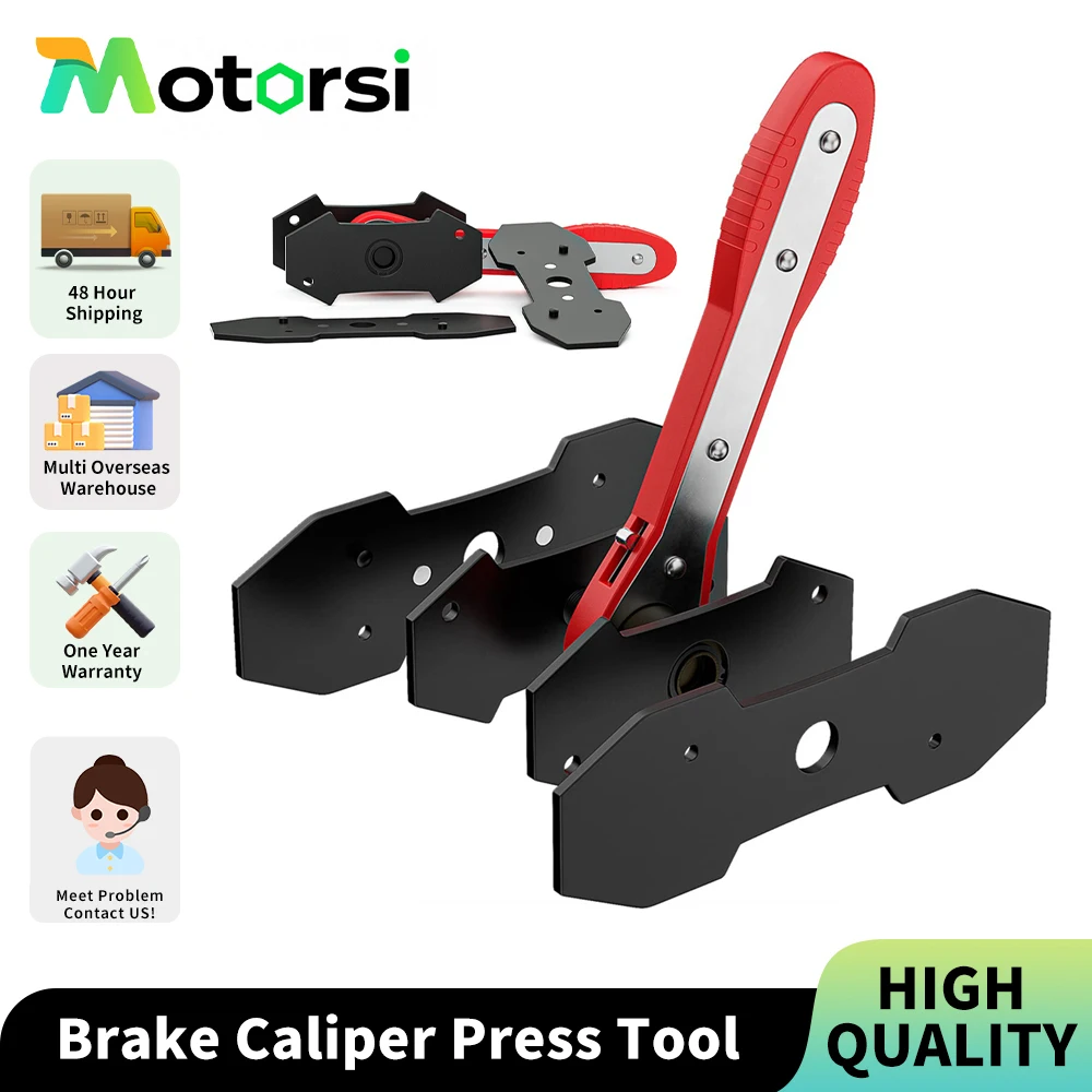 Outil de presse d'étrier de frein Motorsi, outils de réparation automobile, outil de réglage du cylindre de frein, outil de presse à Piston d'étrier de frein à cliquet de voiture