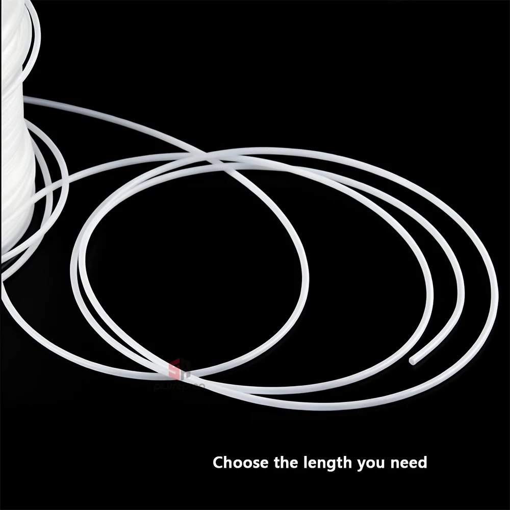 1Meter 1.5mm x 2.5mm / 0.8mm x 1.2mm PTFE Tube For 3D Printer Parts