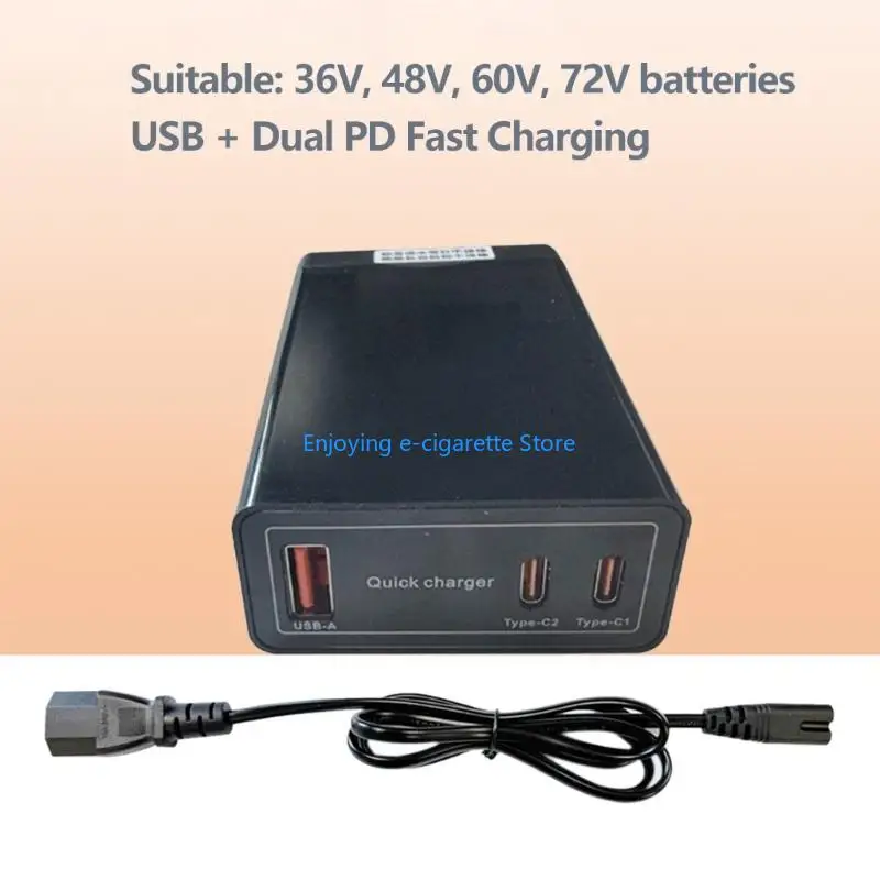 Multiple Port For Electric Bicycles Supports 36V To 84V Battery System Y4QF