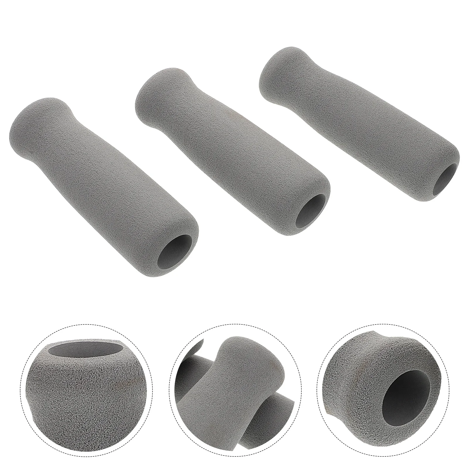

3pcs Ski Pole Sponge Handle Grips Replacement Cane Handle Cover Non-Slip Cushion Grip For Walking Crutch Stick Lightweight