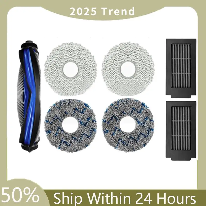 7 peças acessórios para aspirador de pó para ecovacs t50pro robô aspirador de pó peças de reposição